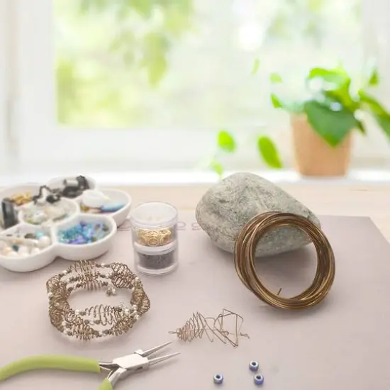 The Beadsmith&reg; Wire Elements&trade; 21 Gauge Tarnish Resistant Medium Temper Square Wire, 7yd. Vintage Bronze {5}