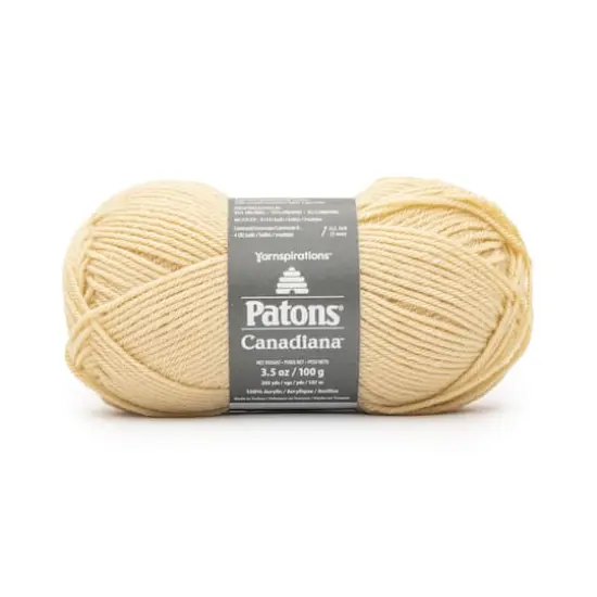 Patons Canadiana Solids Yarn Pale Yellow {1}