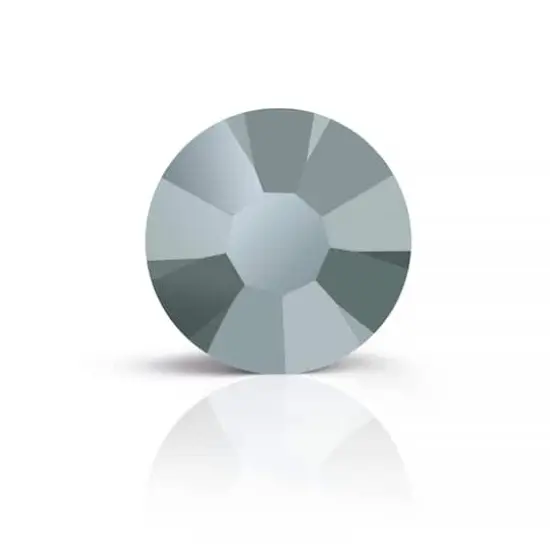 Preciosa MAXIMA SS20 Flatback Czech Crystals, 144ct. Jet Hematite {1}