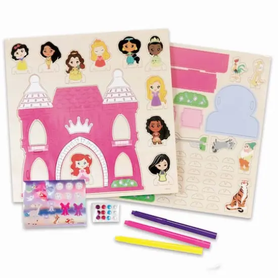 Disney Princess: Wood Castle Activity Building & Decorating Set {3}