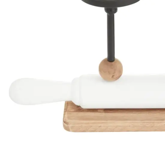 White Fir Modern Farmhouse Candelabra, 9" x 20" x 4" {5}