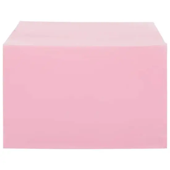 JAM Paper 5.43" X 8.62" Self Adhesive Closure Cello Sleeves, 100ct. Light Red {5}