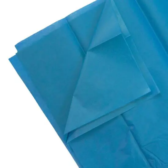 JAM Paper 20" x 26" Tissue Paper, 2 Packs of 10 Sheets Bright Blue {5}