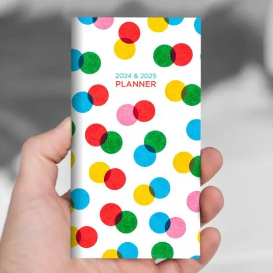 TF Publishing 2024-2025 Vivid Dots Small Monthly Pocket Planner {6}