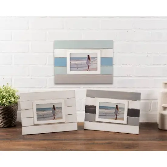 DII&reg; White Shiplap 4" x 6" Picture Frame {6}