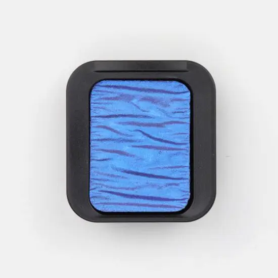 Finetec Pearlescent Watercolor Pan Pearlescent High Chroma Blue {4}
