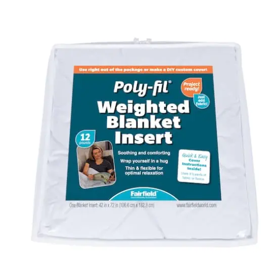 Poly-Fil&reg; 12lb. Weighted Blanket Insert {1}