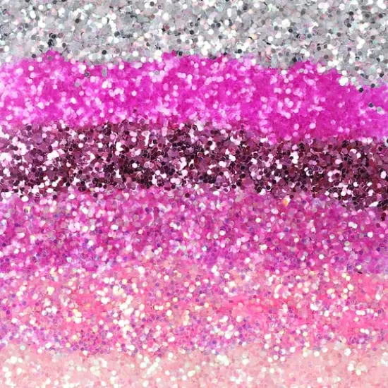 Chunky Polyester Glitter Mix by Recollections&trade; Pink {3}