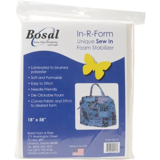 Bosal In-R-Form Unique Sew-In Foam Stabilizer, 18" x 58" {1}