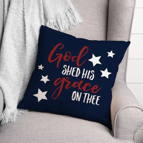 God Shed His Grace On Thee Throw Pillow {3}