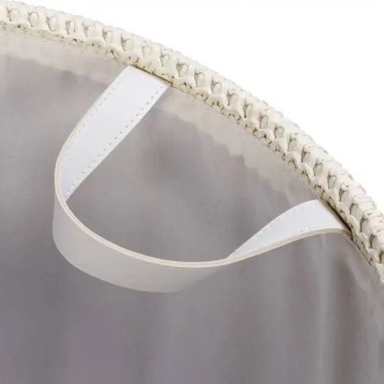 Honey Can Do Green & Beige Small Nesting Paper Straw Baskets with Handles Set {10}