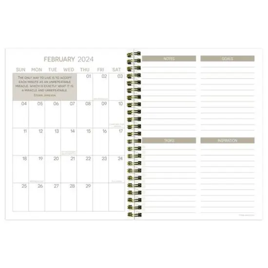 TF Publishing 2024 Vintage Botanical Medium Weekly Monthly Planner {3}