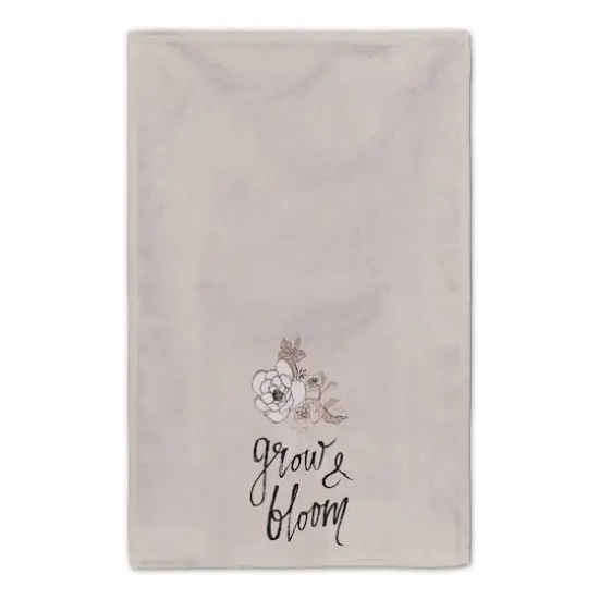 Grow and Bloom Tea Towel Set Gray {5}