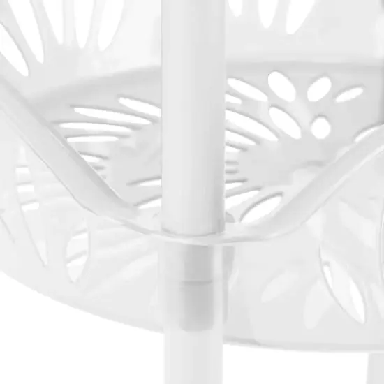 Kitchen Details White 4-Tier Large Basket Shelf {7}