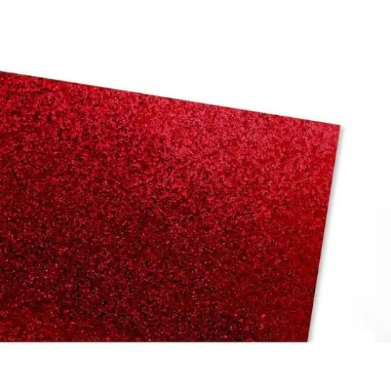 PA Vinyl Glitter Texture Iron On Stretch Vinyl Red {3}
