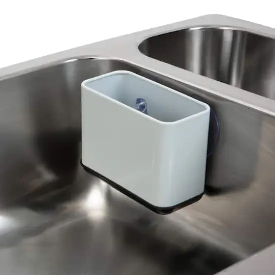 Kitchen Details Suction Sink Caddy White {7}