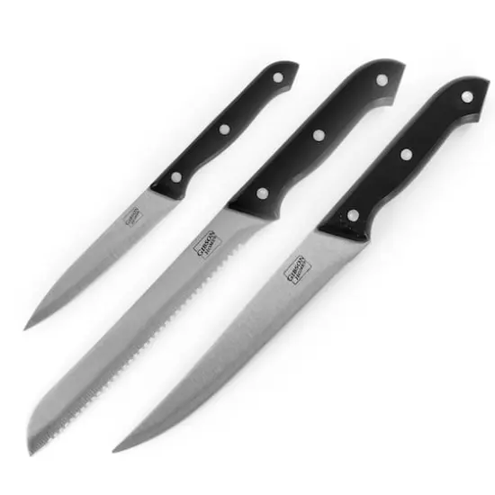 Gibson Home&reg; Wildcraft 10-Piece Cutlery Set with Wooden Cutting Board {9}