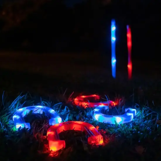 YardCandy Illuminated Horseshoes {3}