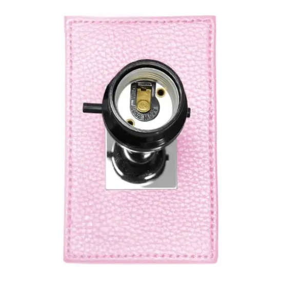 Lalia Home Lexington 21" Leather Table Lamp with USB Charging Port Blush Pink {11}