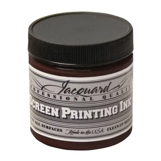 Jacquard Professional Screen Printing Ink, 4oz. Brown {1}