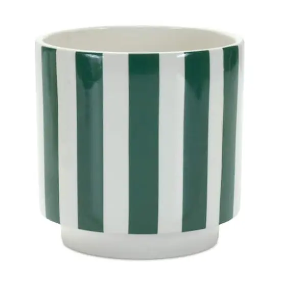 Decorative Striped Pot Set {3}