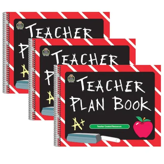 Teacher Created Resources Teacher Plan Book, 3ct. {1}