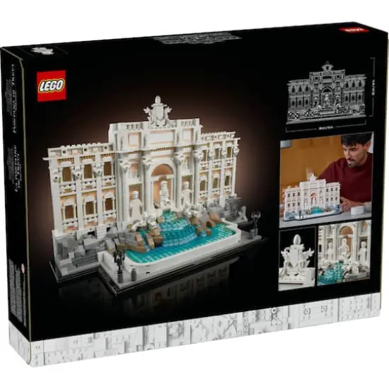 LEGO&reg; Architecture Trevi Fountain Model, Italian Landmark Rome Memorabilia 21062 {4}