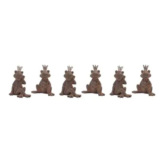 Royal Sitting Frog Figurine Set {1}