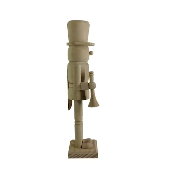 14" Soldier with Trumpet DIY Pinewood Nutcracker by Make Market® {3}