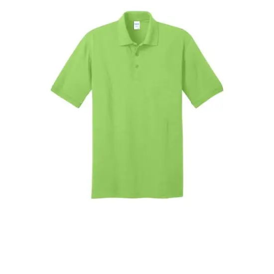 Port & Company&reg; Brights Core Blend Jersey Knit Polo Lime {1}
