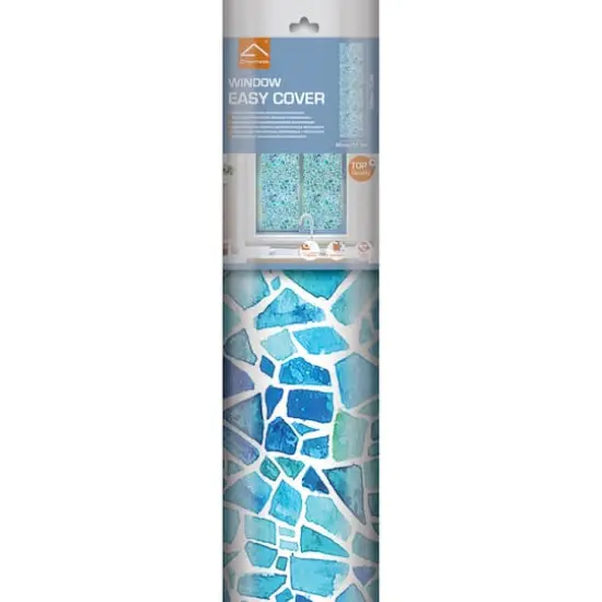 Crearreda Blue Mosaic Premium Window Film {4}