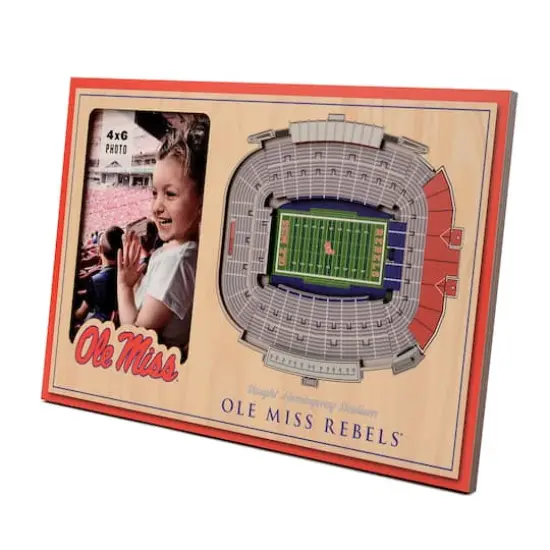 College Football 3D StadiumViews Picture Frame Mississippi Rebels {1}