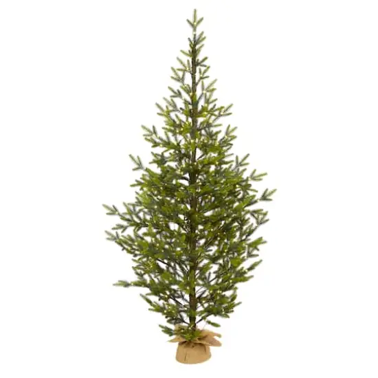 6ft. Pre-Lit Fraser Fir Artificial Christmas Tree, Clear LED Lights {1}