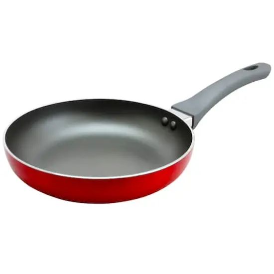 Oster Herscher 8" Red Aluminum Frying Pan {1}