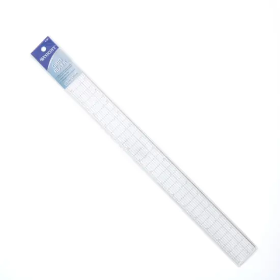 Westcott&reg; C-Thru 18" Grid Ruler {1}