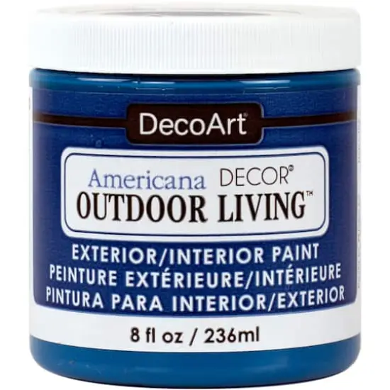 DecoArt® Americana Décor® Outdoor Living Paint, 8oz. Morning Glory {1}