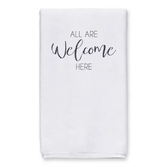 All Are Welcome 16" x 25" Tea Towel Set of 2 {3}