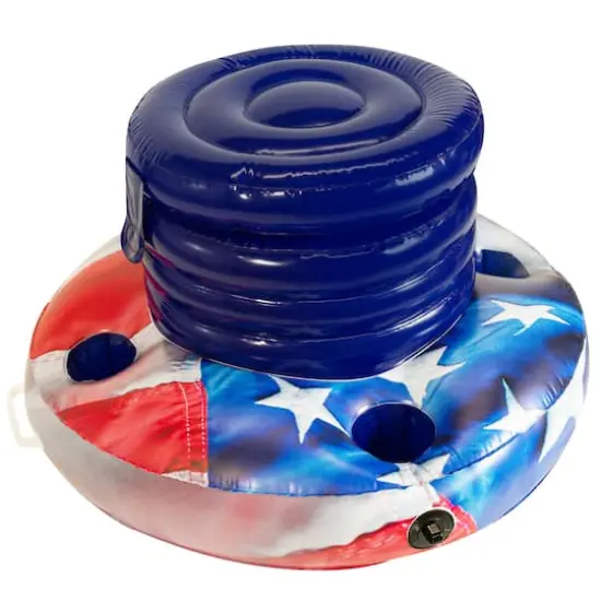 PoolCandy Stars & Stripes Floating Drink Cooler {1}