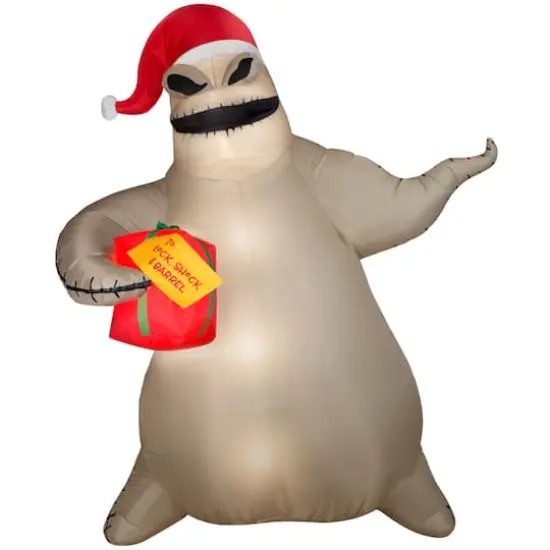 10.5ft. Giant Airblown&reg; Inflatable Oogie Boogie with Present for Lock, Shock & Barrel {1}
