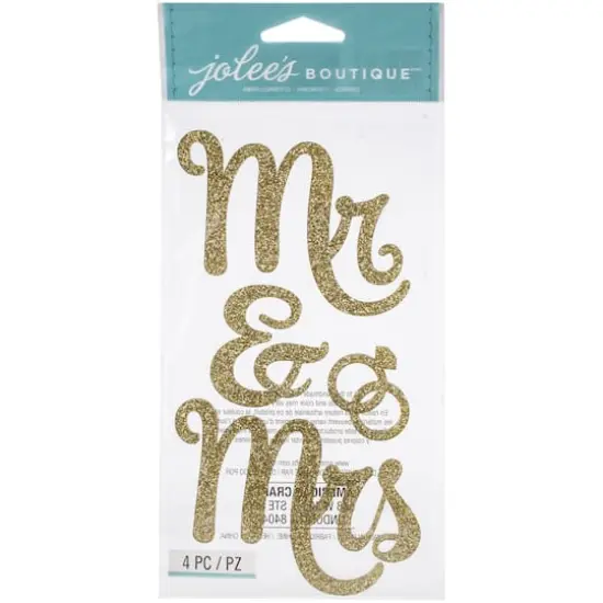 Jolee's Boutique&reg; Mr. & Mrs. Themed Embellishments {1}