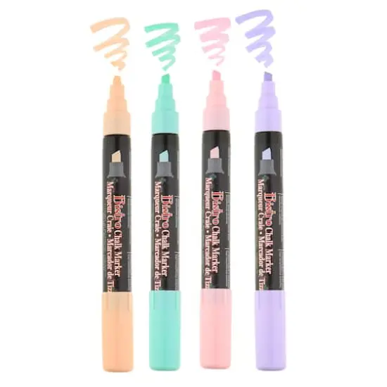 Marvy&reg; Uchida Bistro Chisel Tip Pastel Chalk Markers {6}