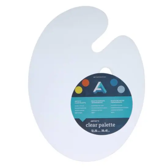Art Alternatives Artist's Clear Oval Palette {1}