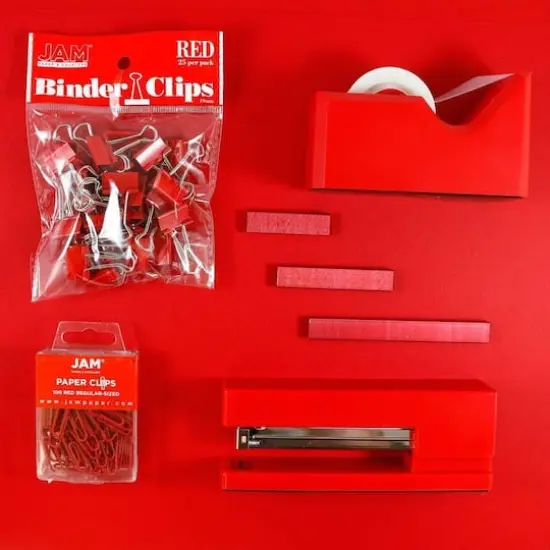 JAM Paper Office Starter Kit Red {5}