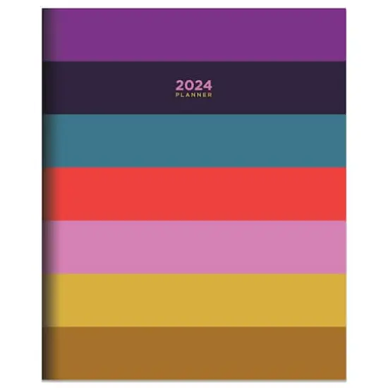 TF Publishing Large 2024 Bali Stripe Monthly Planner {1}