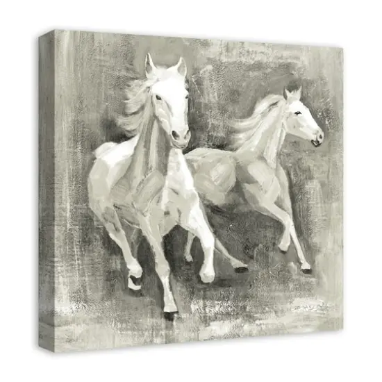 Running Horses 20" x 20" Canvas Wall Art {3}