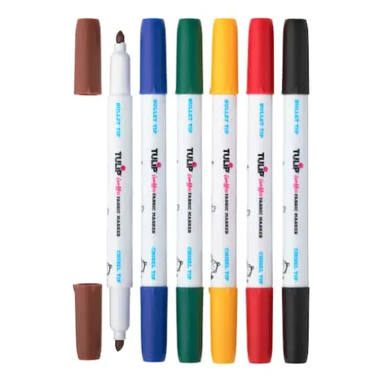 Tulip&reg; Graffiti Fabric Markers&trade; Rainbow {1}