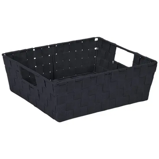 Simplify Black Large Storage Shelf Tote Set {3}