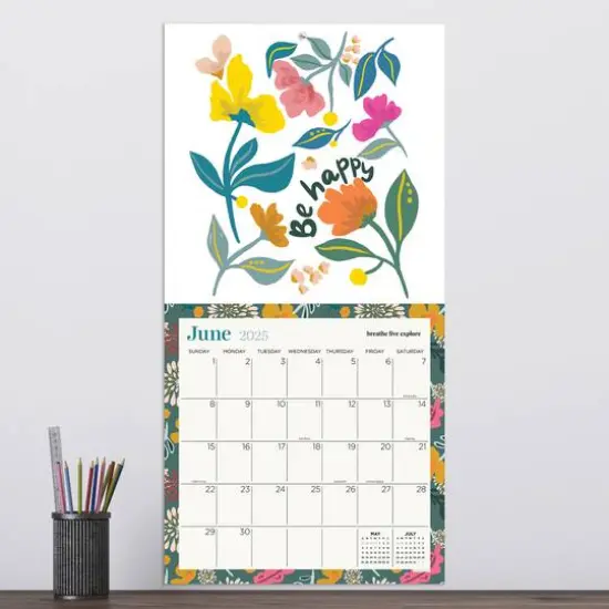 TF Publishing 2025 Breathe Live Explore Wall Calendar {4}