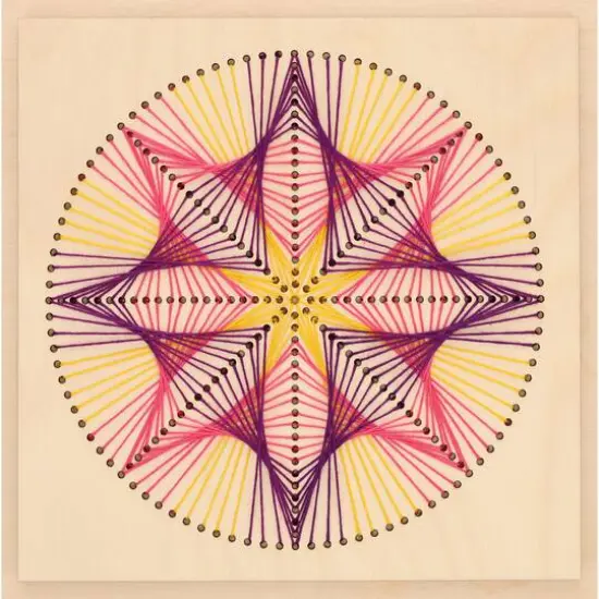 Leisure Arts&reg; Circle Stitched String Art Panel Kit {3}