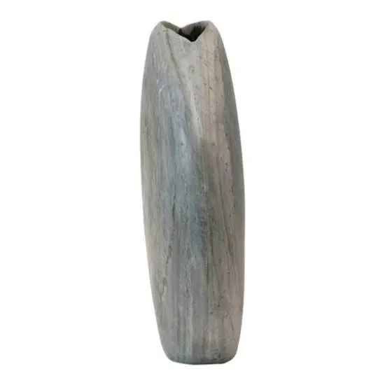 Hello Honey&reg; 10" Gray Natural Slate Vase {4}